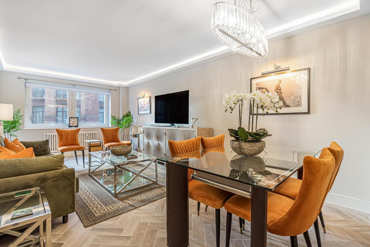 Luxury Living In Knightsbridge Private Balcony View Of Harrods, 2Br2Ba With Ac לונדון מראה חיצוני תמונה